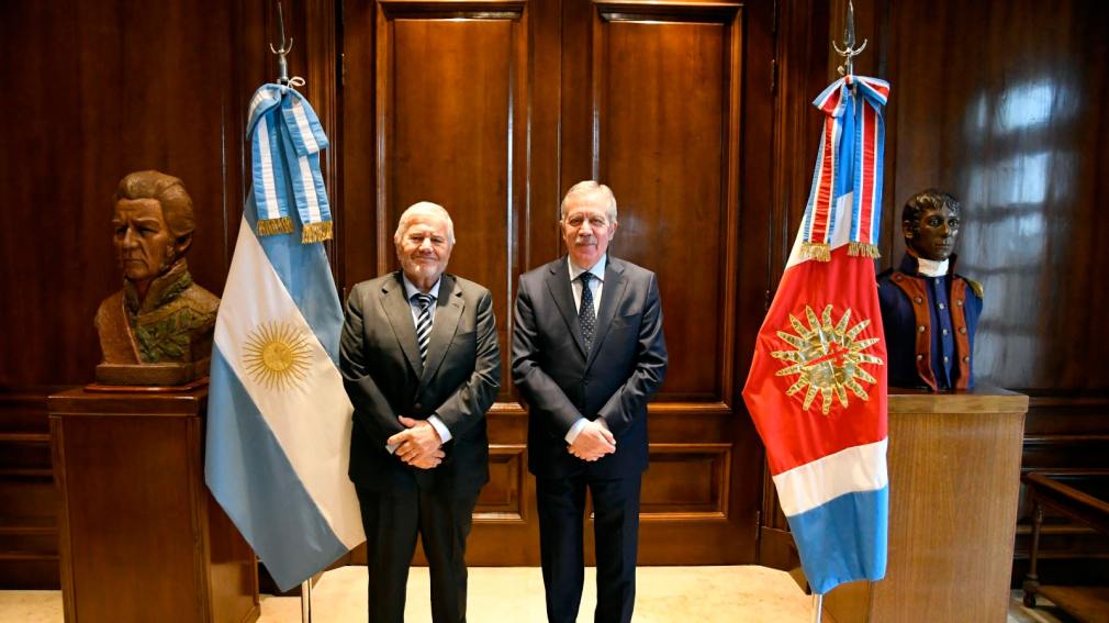 El gobernador Elías Suárez recibió al presidente de la Comisión Arbitral del Convenio Multilateral de Impuestos